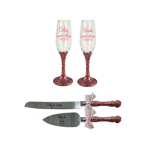 Dusty rose pink glitter - dusty,